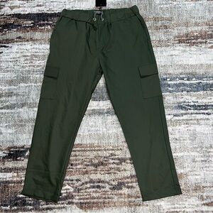 NEW Plain Smart Dress Casual Cargo Skinny Crop Jogger Pants